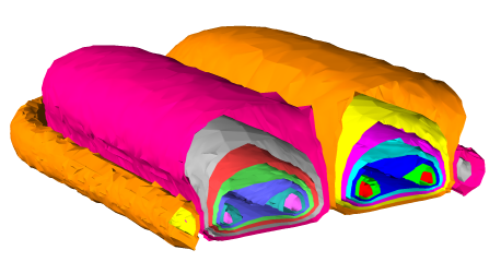 Eggroll Visualizations of FlexPDE data